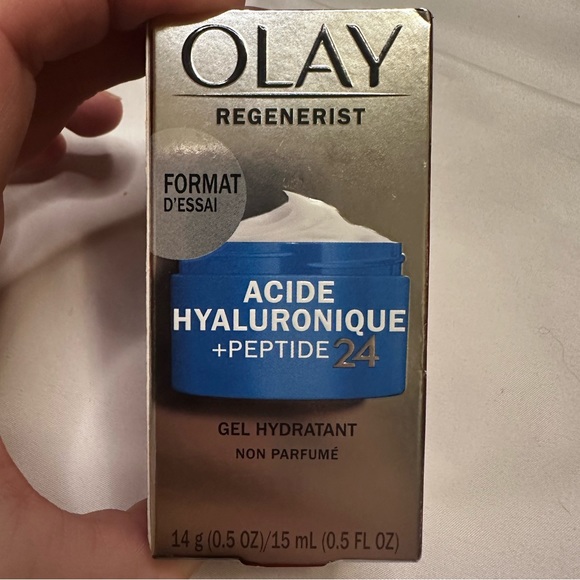 Olay Regenerist Hyaluronic + Peptide 24 Gel Face Moisturizer 0.5 oz NEW - Picture 5 of 6